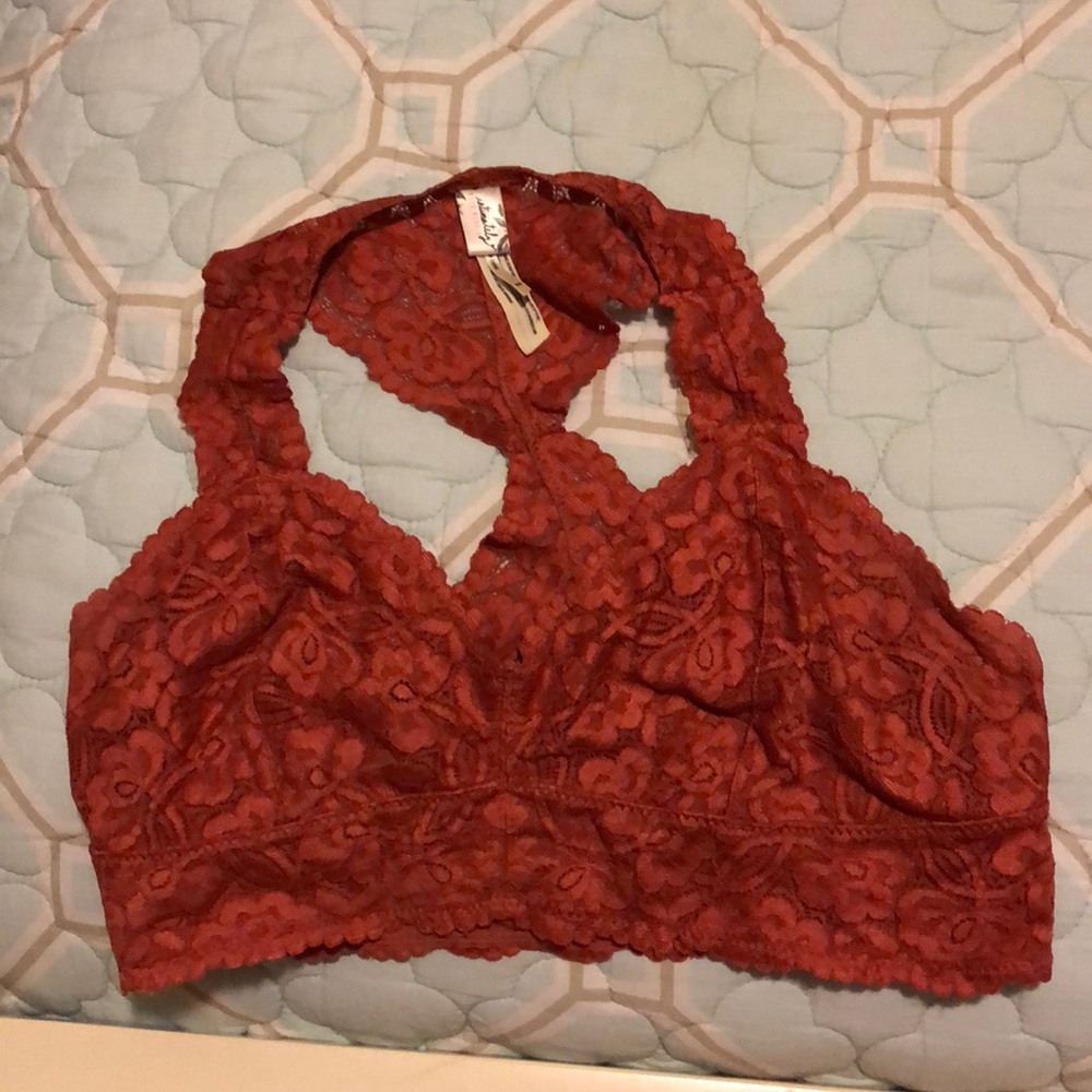 Free people burnt orange bralette M